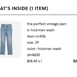 Madewell jeans
